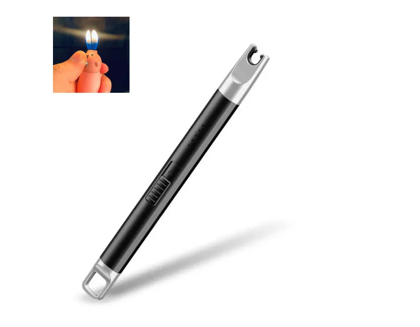 1 Set Convenient Pulse Igniter Long Handle Electric Igniter Automatic Power Off Wide Application BBQ Igniter Light