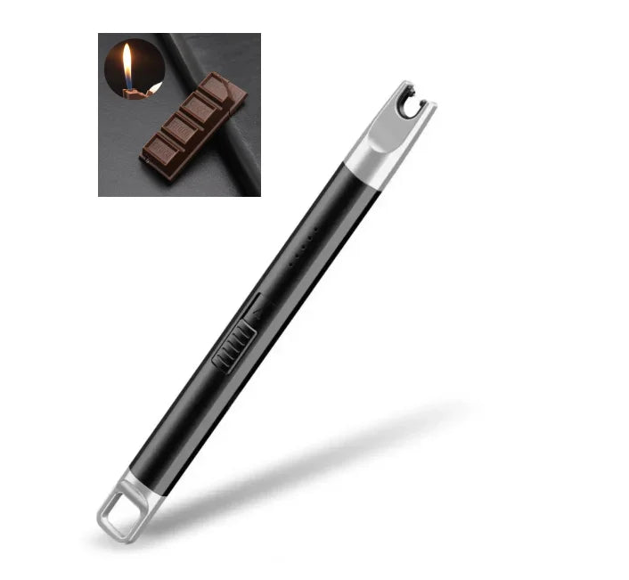 1 Set Convenient Pulse Igniter Long Handle Electric Igniter Automatic Power Off Wide Application BBQ Igniter Light