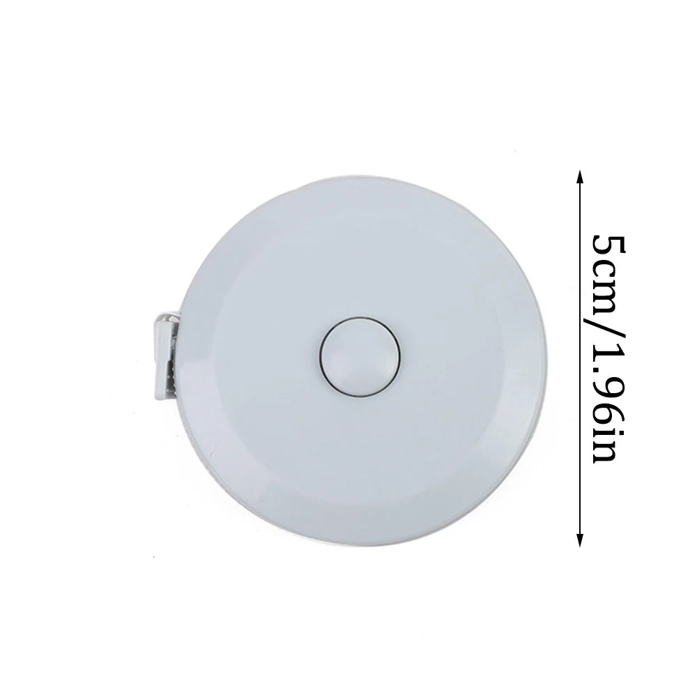 1PC/15PCS 1.5m Small Tape Measure Portable Student Soft Leather Three Measurement Clothes Automatic Recycling