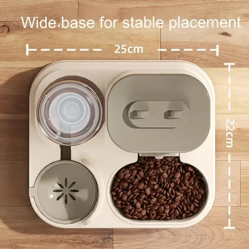 2in 1 Cat Food Dispenser Water and Food Integrated Fully Automatic Cat Food Feeding and Water Dispenser Cute Water Dispenser