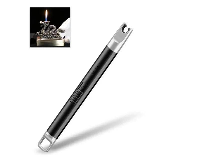 1 Set Convenient Pulse Igniter Long Handle Electric Igniter Automatic Power Off Wide Application BBQ Igniter Light