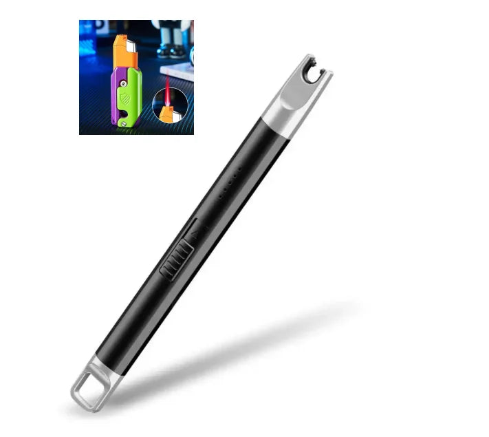 1 Set Convenient Pulse Igniter Long Handle Electric Igniter Automatic Power Off Wide Application BBQ Igniter Light