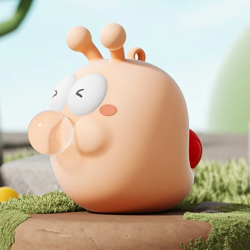 Cute Little Animal Squeezing Toys Creative Funny Frog Blowing Bubbles Squeeze Toys To Relieve Anxiety Slow Rebound Toys