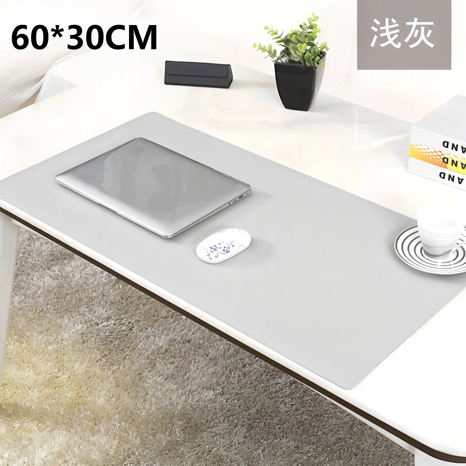 1 Pcs Large Size 60*30mm Office Desk Protector Mat PU Leather Waterproof Mouse Pad Desktop Keyboard Desk Pad Gaming Mousepad