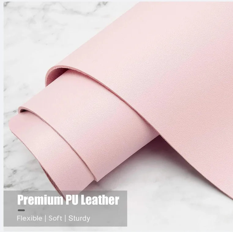 1 Pcs Large Size 60*30mm Office Desk Protector Mat PU Leather Waterproof Mouse Pad Desktop Keyboard Desk Pad Gaming Mousepad