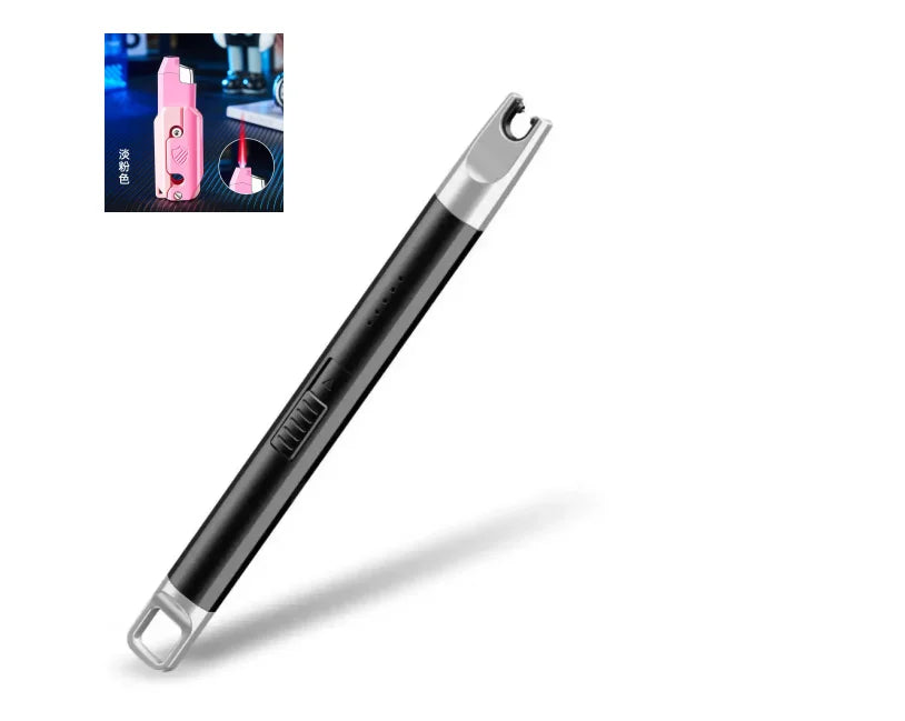 1 Set Convenient Pulse Igniter Long Handle Electric Igniter Automatic Power Off Wide Application BBQ Igniter Light