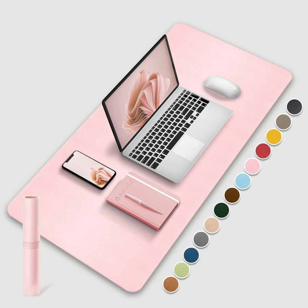 1 Pcs Large Size 60*30mm Office Desk Protector Mat PU Leather Waterproof Mouse Pad Desktop Keyboard Desk Pad Gaming Mousepad