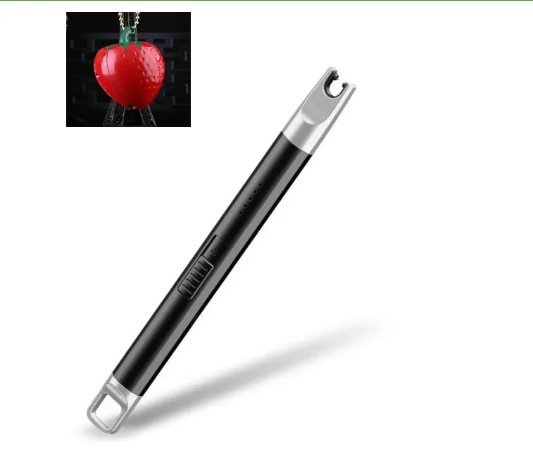 1 Set Convenient Pulse Igniter Long Handle Electric Igniter Automatic Power Off Wide Application BBQ Igniter Light