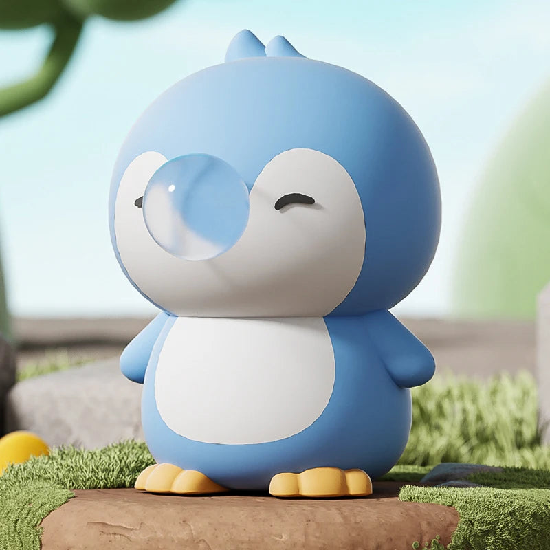 Cute Little Animal Squeezing Toys Creative Funny Frog Blowing Bubbles Squeeze Toys To Relieve Anxiety Slow Rebound Toys