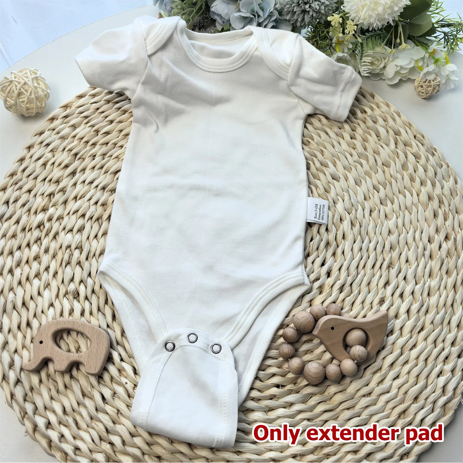 2/4/6/8/10pcs Baby Bodysuit Extender for Baby Boys Girls Kids Romper Crotch Extenter Bodysuit  Diaper Romper Lengthen Extend