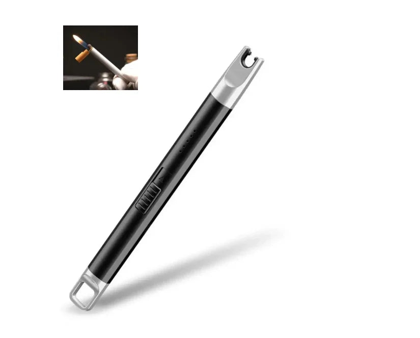 1 Set Convenient Pulse Igniter Long Handle Electric Igniter Automatic Power Off Wide Application BBQ Igniter Light